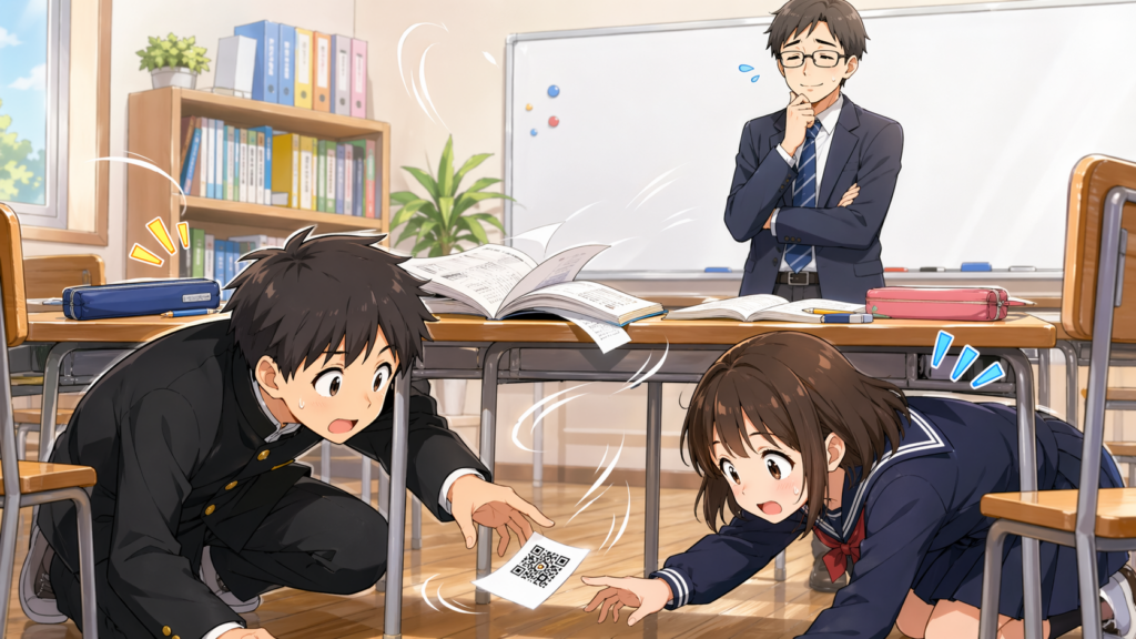 Caught in a classroom scramble