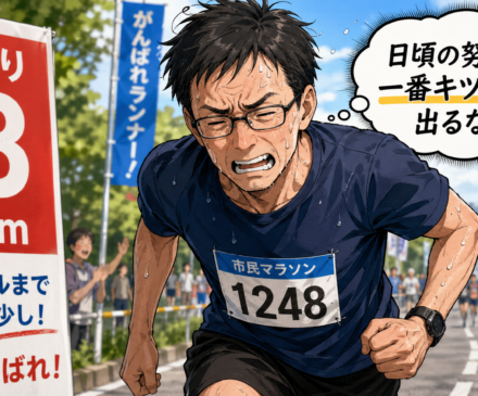 Final stretch of determination