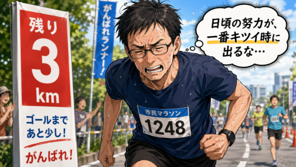 Final stretch of determination