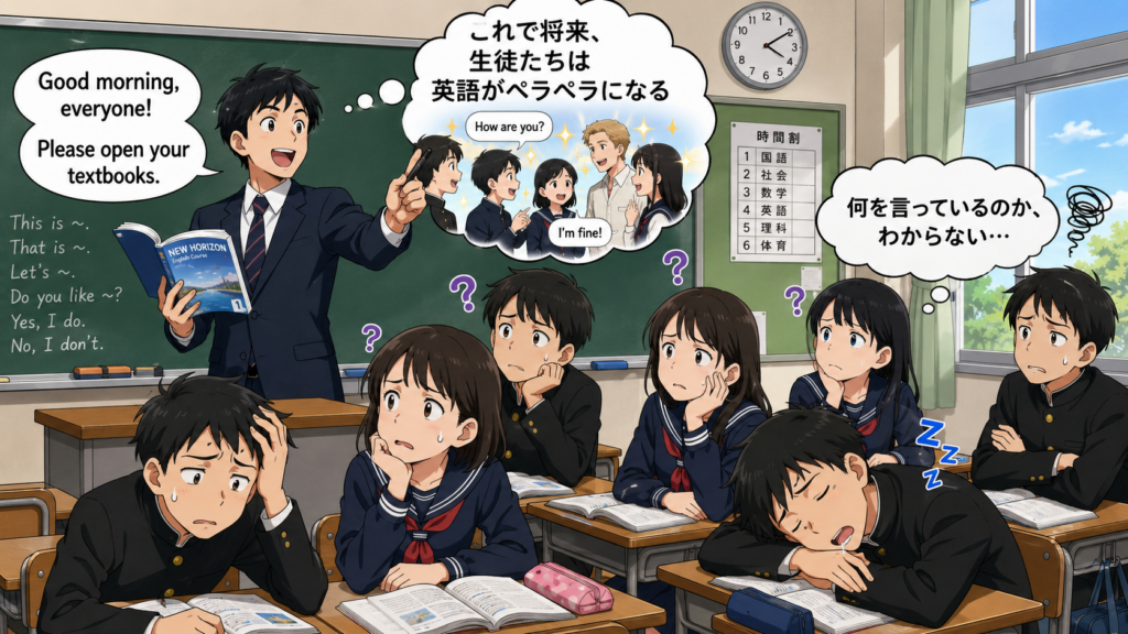 Teacher's dream vs. reality in class