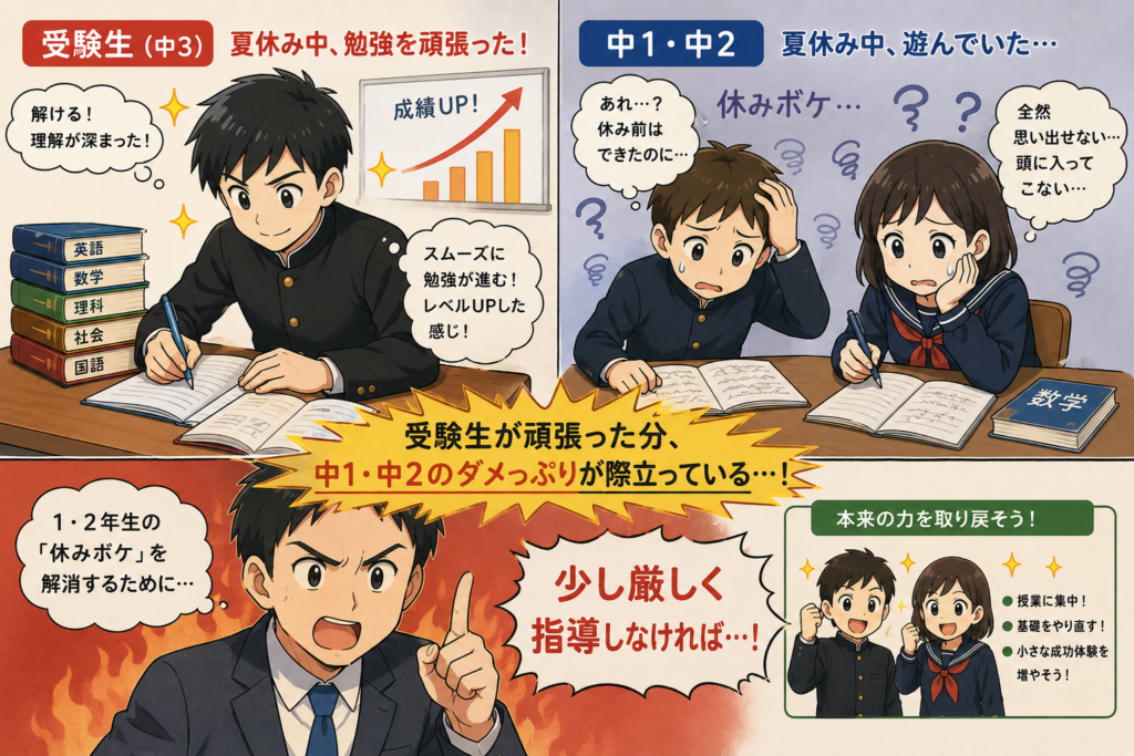 休みボケ